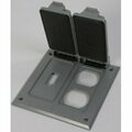 Greenfield Electrical Box Cover, Outlet Box, 2 Gang CTSDR2PS